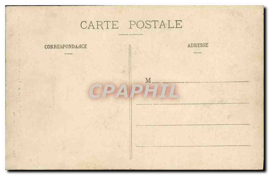 CPA Varsailles Parc de Trianon la Riviere et le Temple de l'Amour — Verso