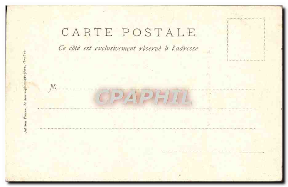 CPA Dans la Foret en Hiver Les Schluteurs — Rückseite
