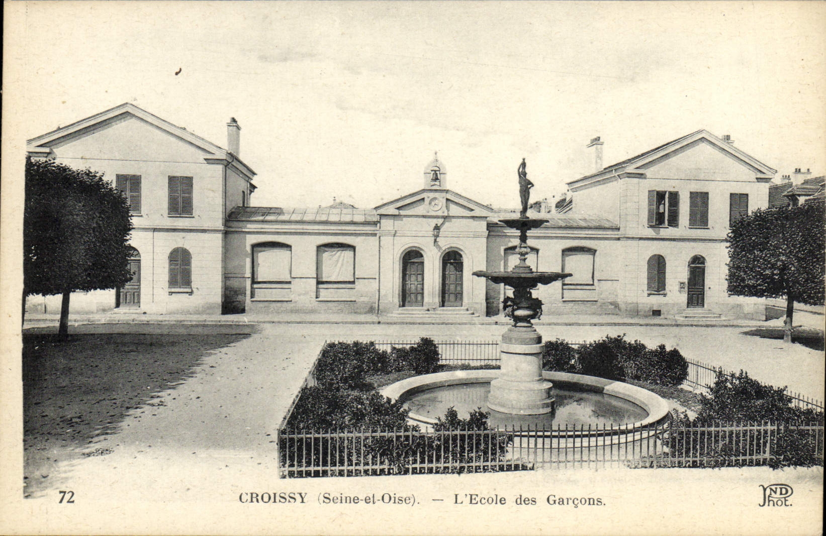 CPA Croissy L'Ecole Des Garcons