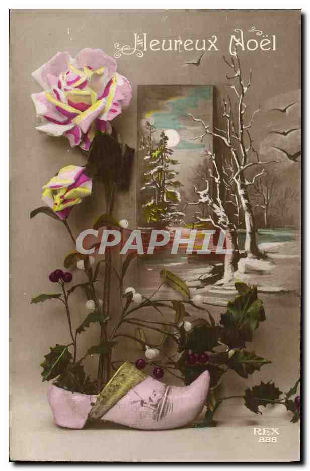 CPA Fantaisie Noel Sabot 
