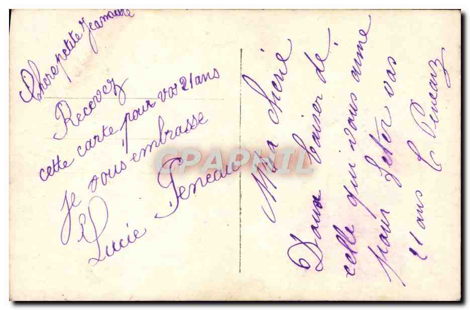 Anniversaire — Promesses et caresses — DIX PARIS 1484/2 — Rückseite