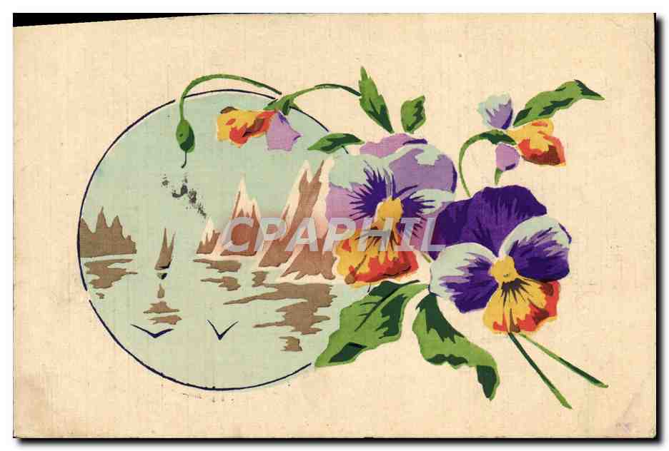 CPA Fantaisie Fleurs