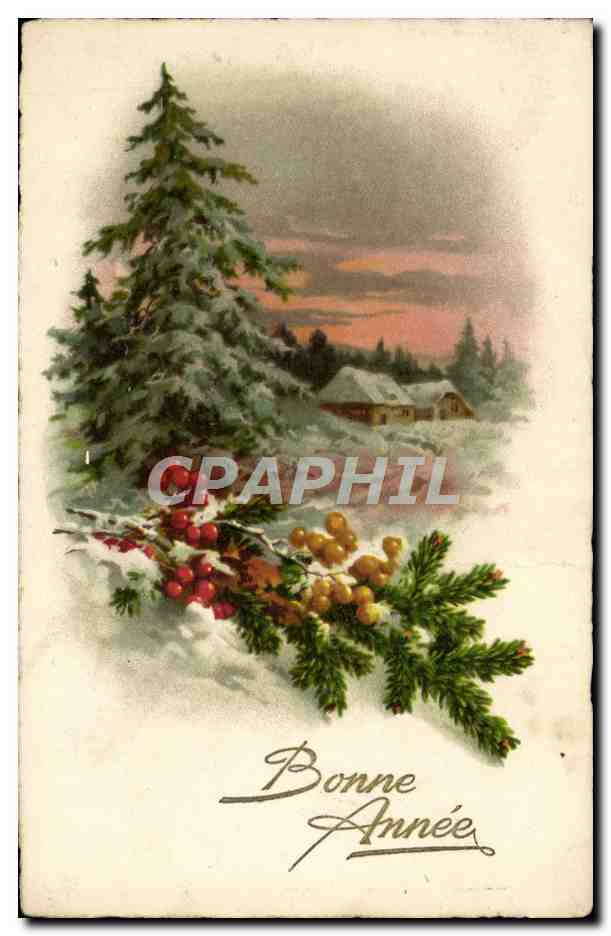 CPA Fantaisie Bonne annee