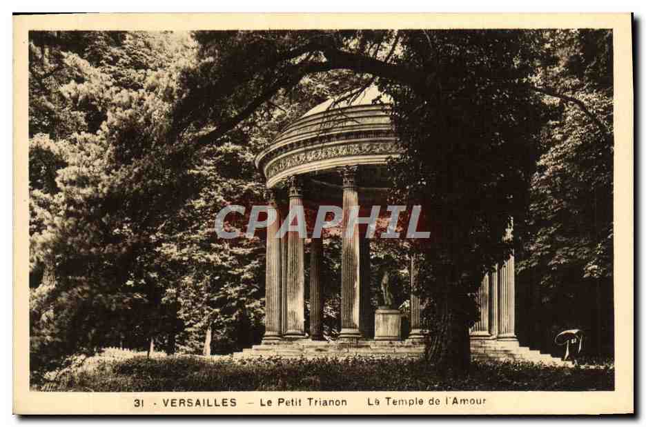 CPA Versailles Le Petit Trianon Le temple de l'amour