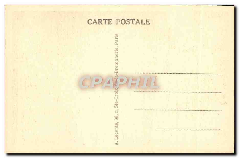 CPA Versailles Le Petit Trianon Le temple de l'amour — Verso