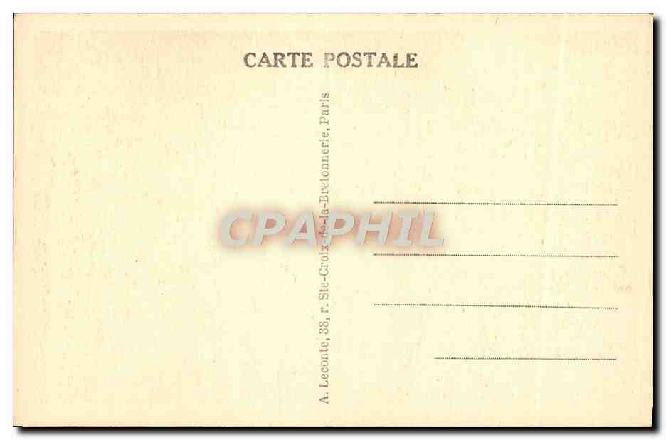 CPA Versailles Le Petit Trianon Le Temple de l'amour — Verso