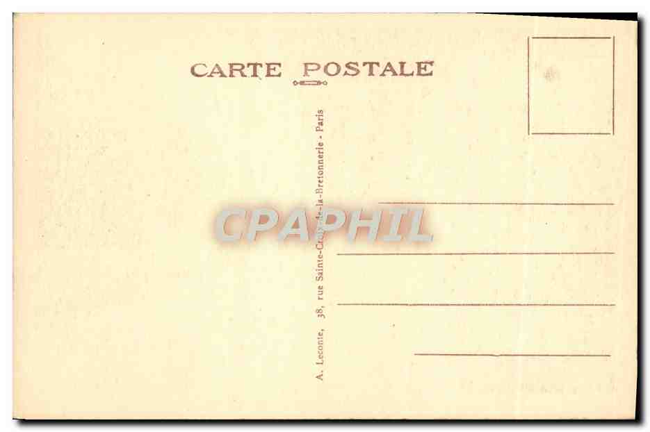 CPA Versailles Le Tapis Vert — Verso