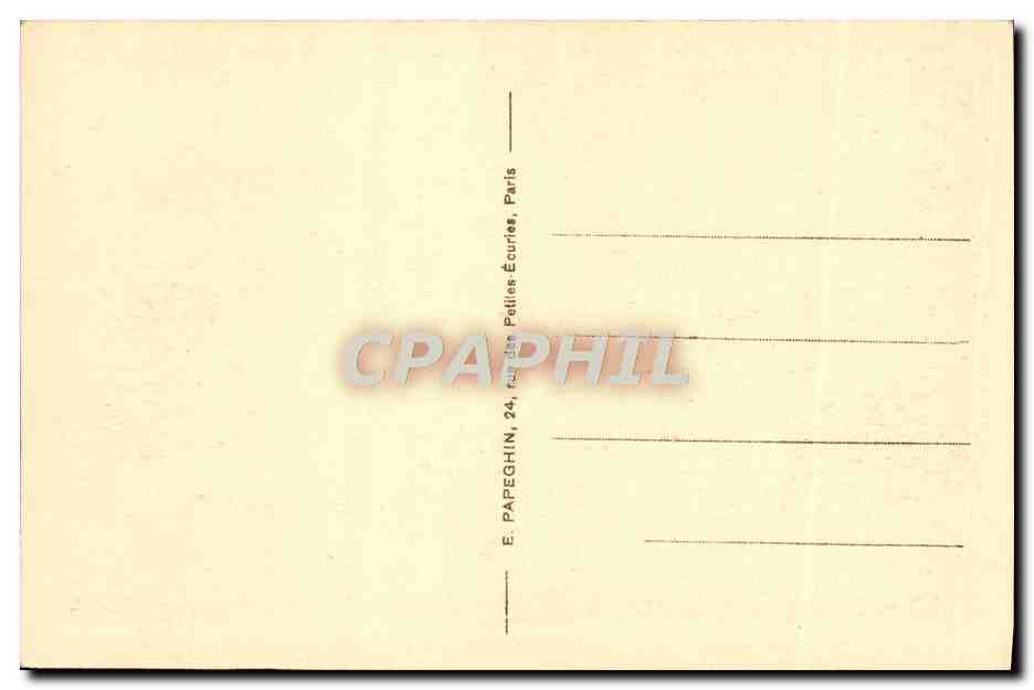 CPA Versailles Parc du petit Trianon Hameau de Marie Antoinette Maison de la reine — Verso