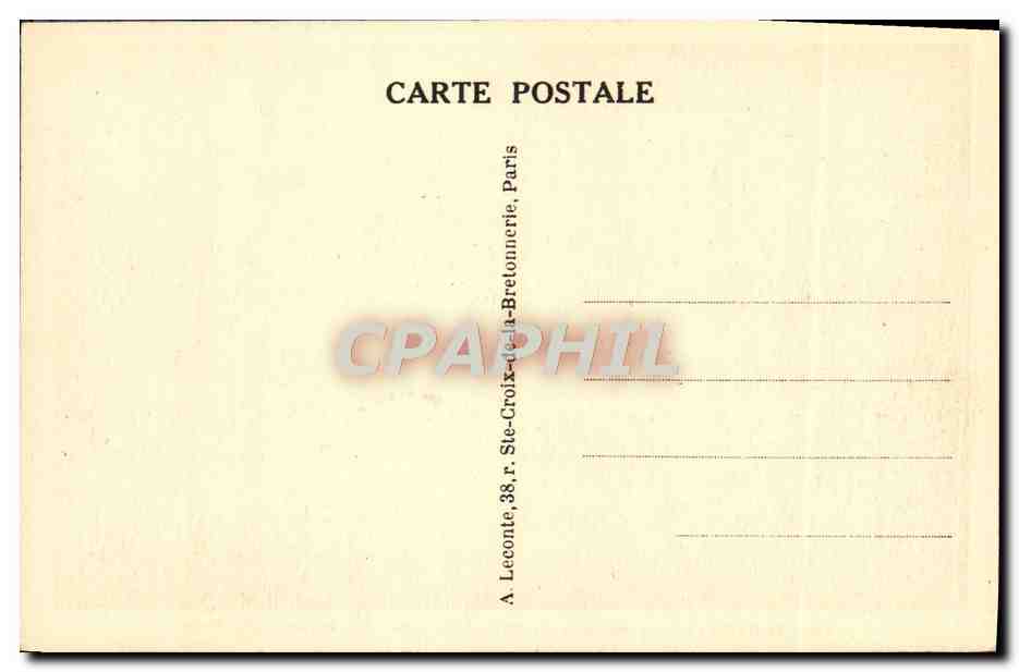 CPA Versailles Hameau de Marie Antoinette La maison de la reine — Verso