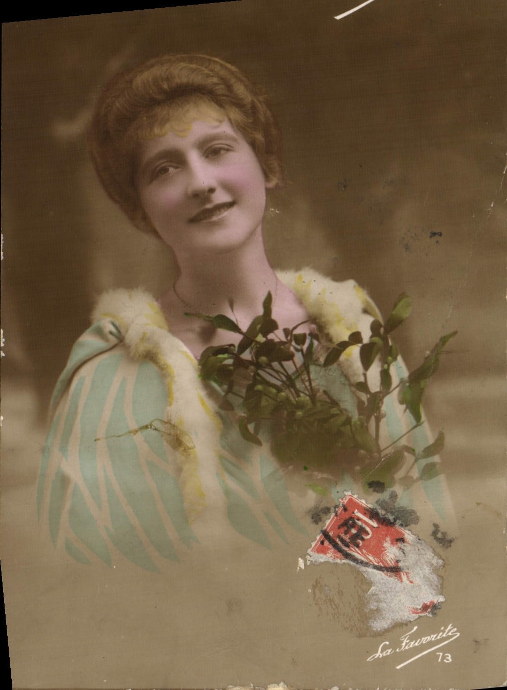CPA Fantaisie Femme Bonne Annee
