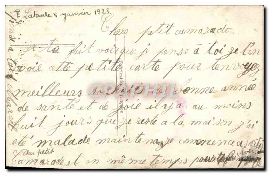 CPA Fantaisie Enfant — Rückseite