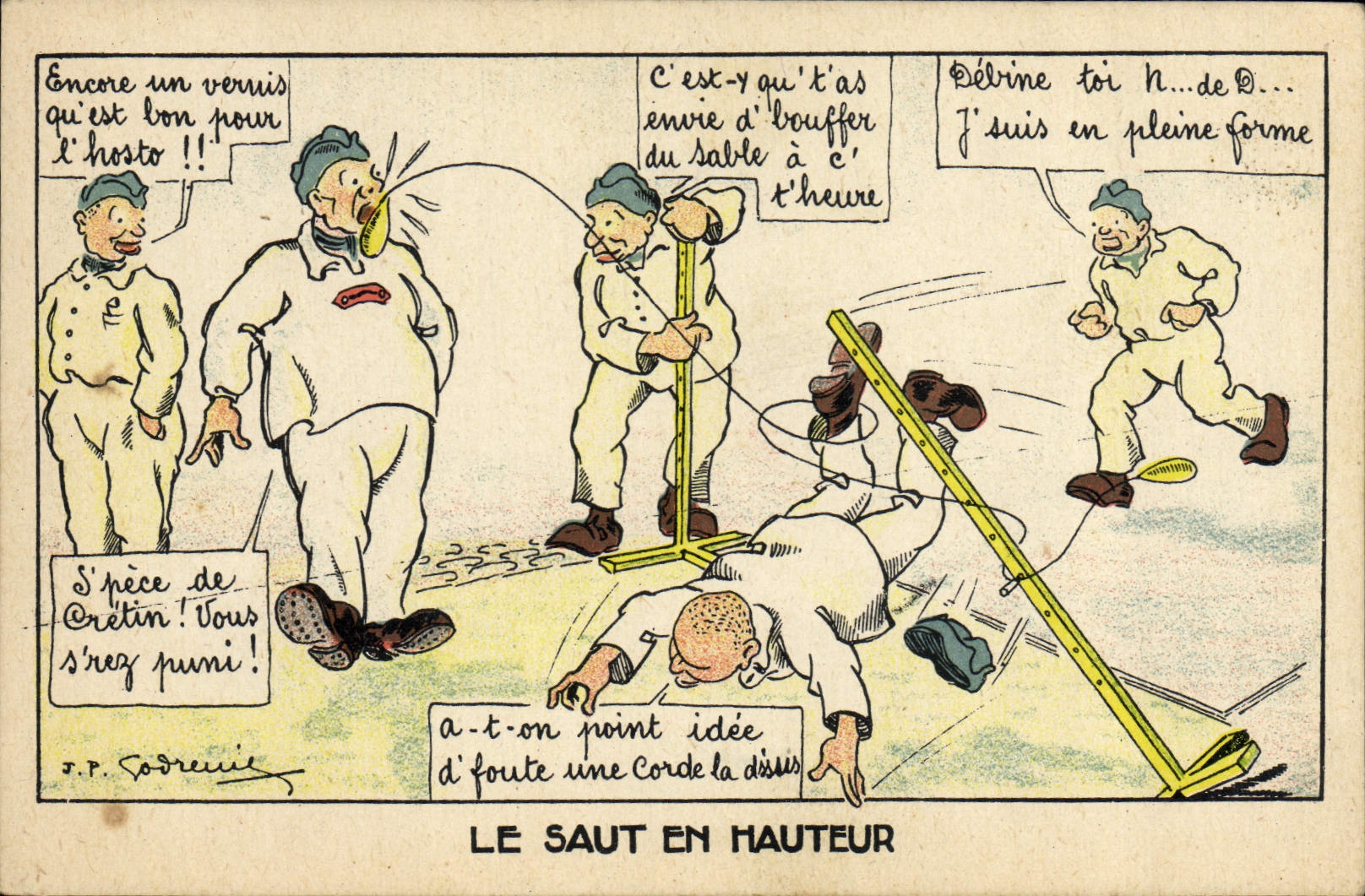 Le saut en hauteur — J.P. Godrieu — Fabrication Française