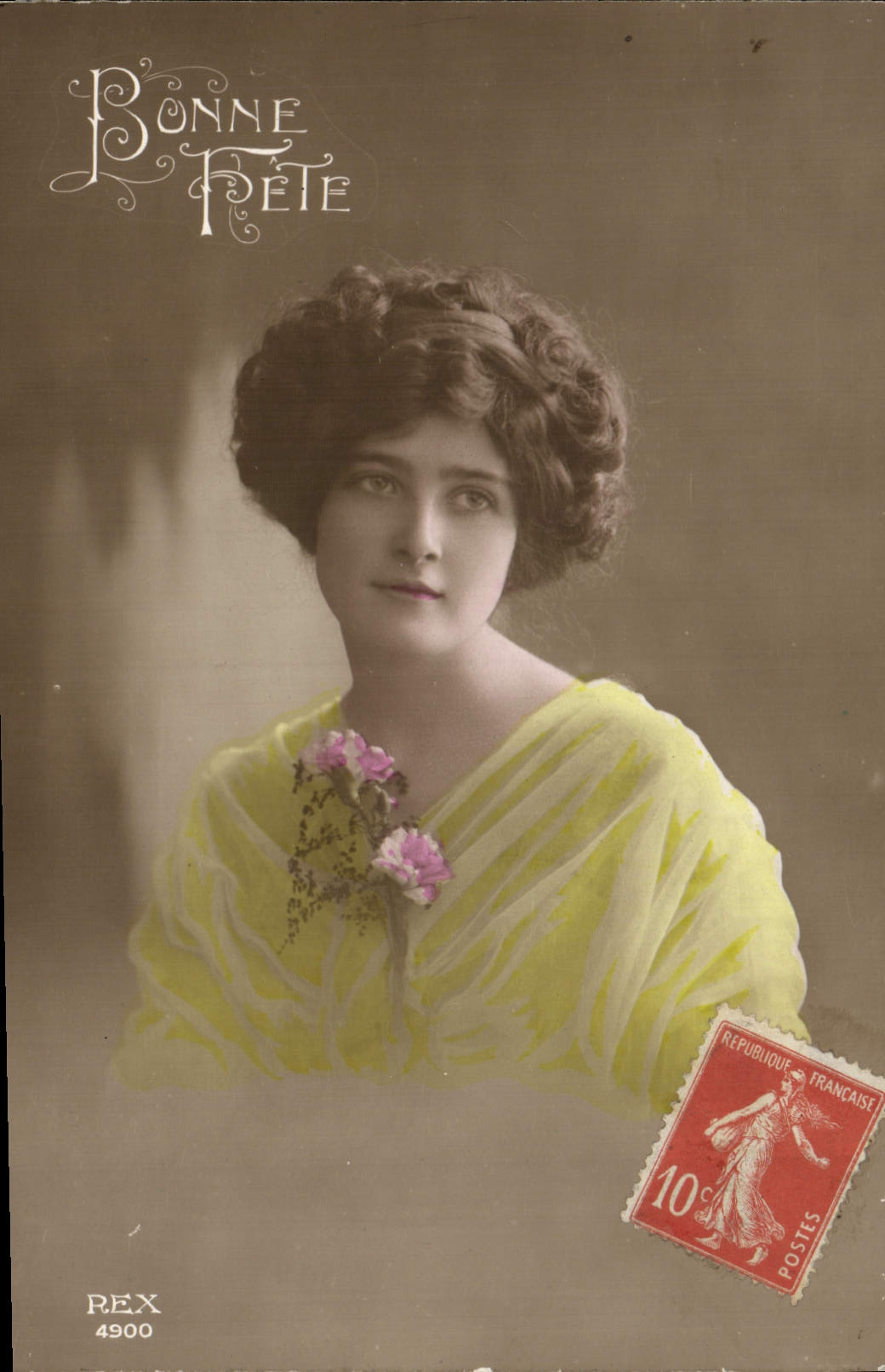 CPA Bonne Fete Femme