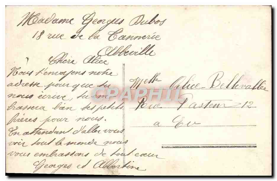 CPA Fantaisie Enfants — Rückseite