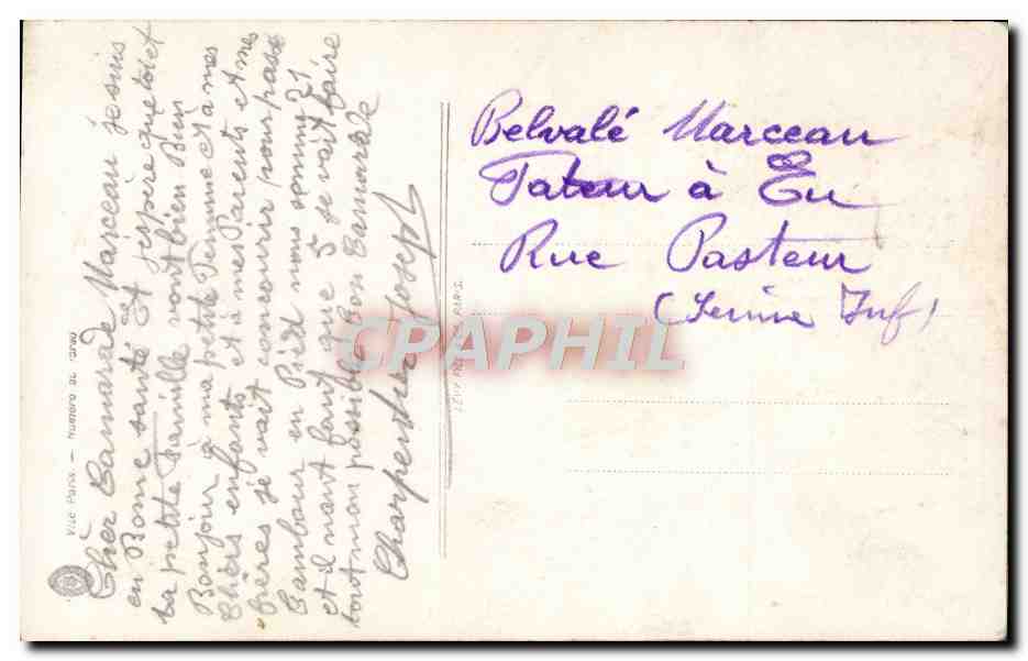 CPA Fantaisie Soldat Militaria Zeppelin Avion Bateaux  — Rückseite