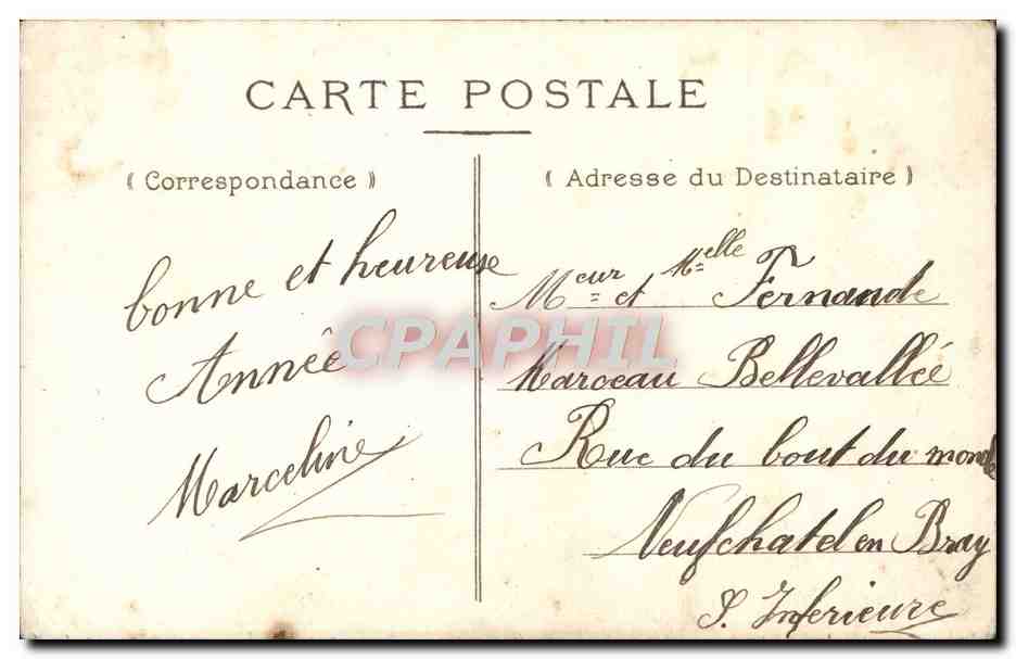 CPA Fantaisie Enfants — Verso