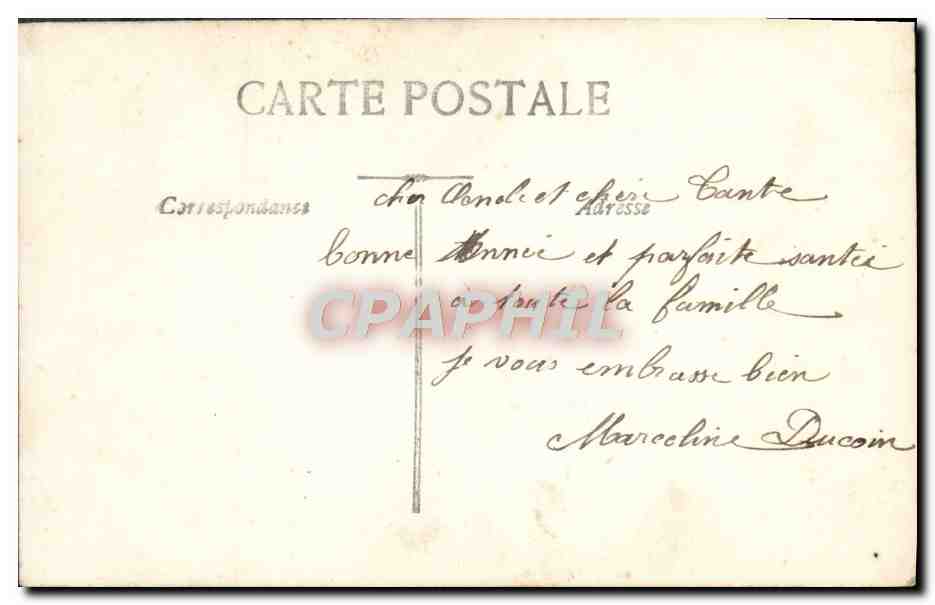 Femme en robe ornée — 'Heureuse Année' — éditeur anonyme, n° 2151 — Reverso