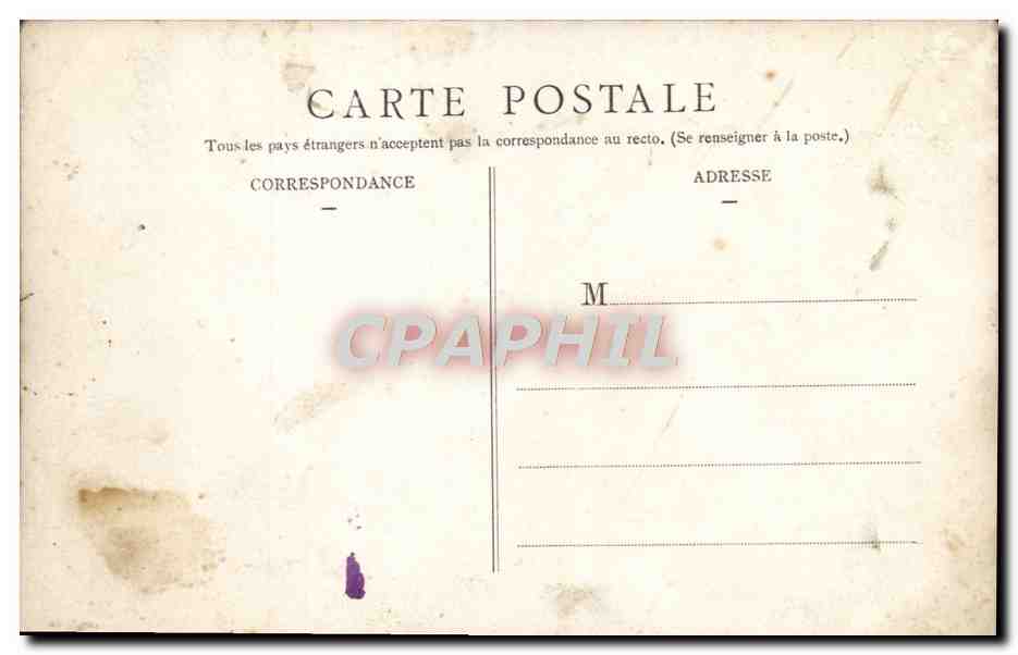 CPA Fantaisie Femme  — Verso