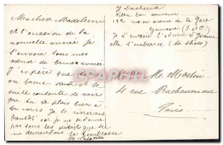 CPA Fantaisie Enfant — Verso