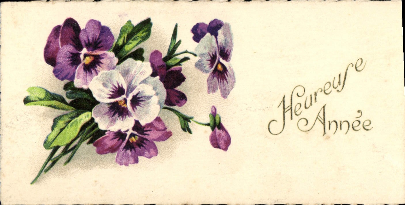 CPA Fantaisie Fleurs