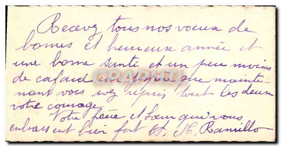 CPA Fantaisie Fleurs — Rückseite