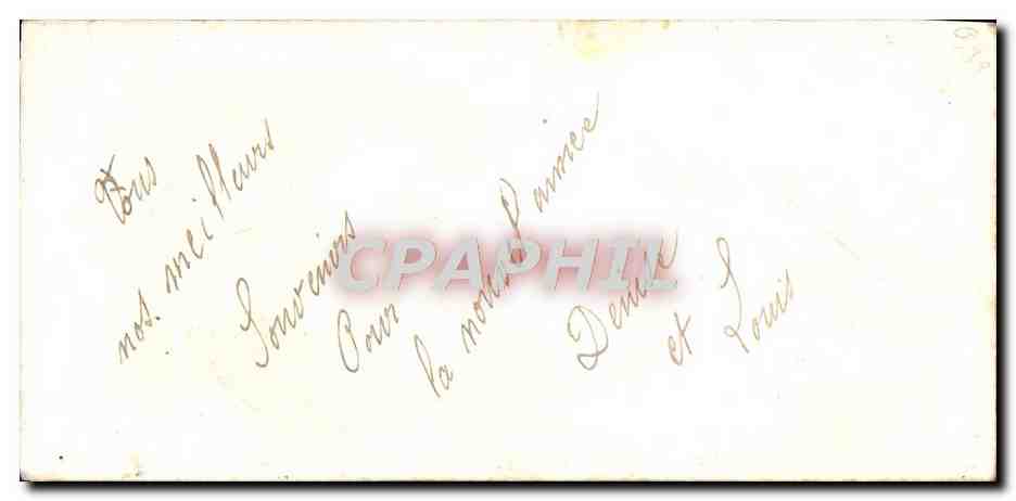 CPA Fantaisie Fleurs — Verso