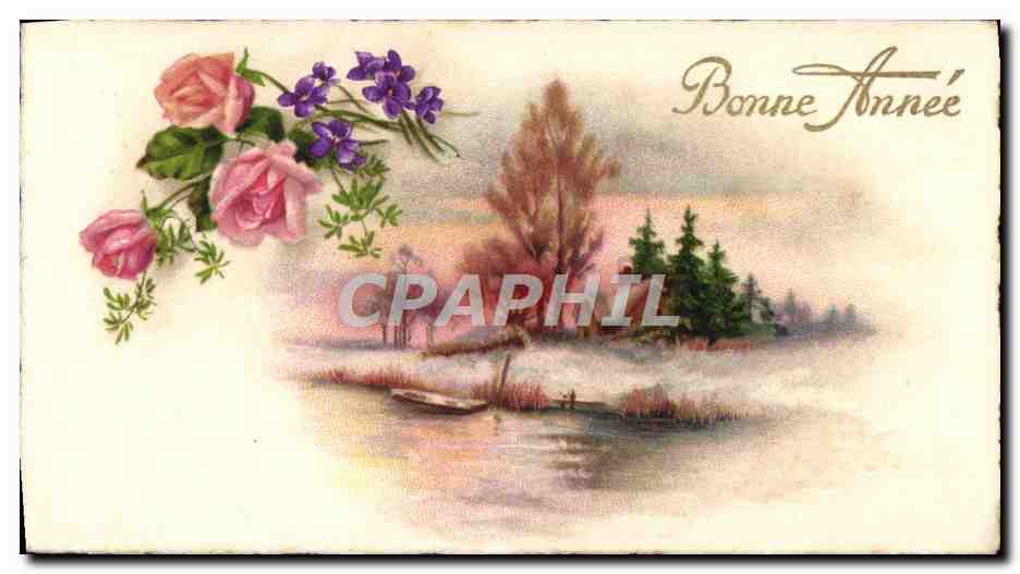 CPA Fantaisie Bonne annee