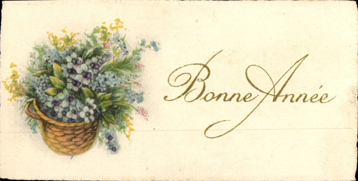 CPA Fantaisie Bonne annee