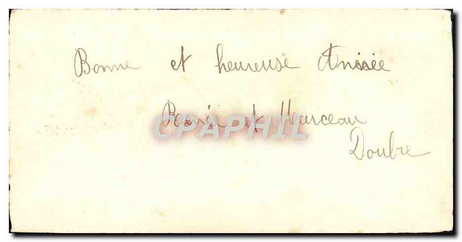 CPA Fantaisie Bonne annee — Verso