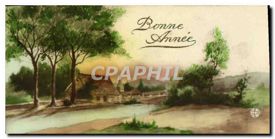 CPA Fantaisie Bonne annee