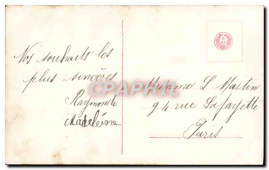 CPA Fantaisie Enfants — Verso