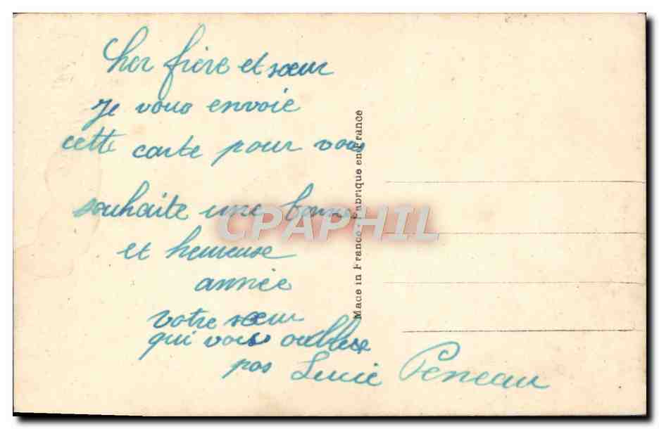 CPA Fantaisie Enfant — Rückseite