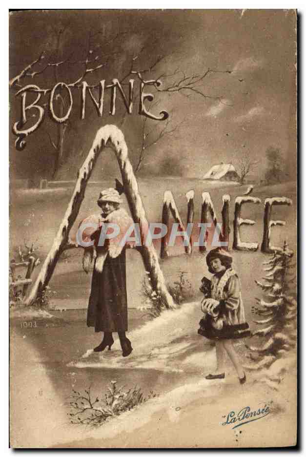 CPA Fantaisie Femme Enfant