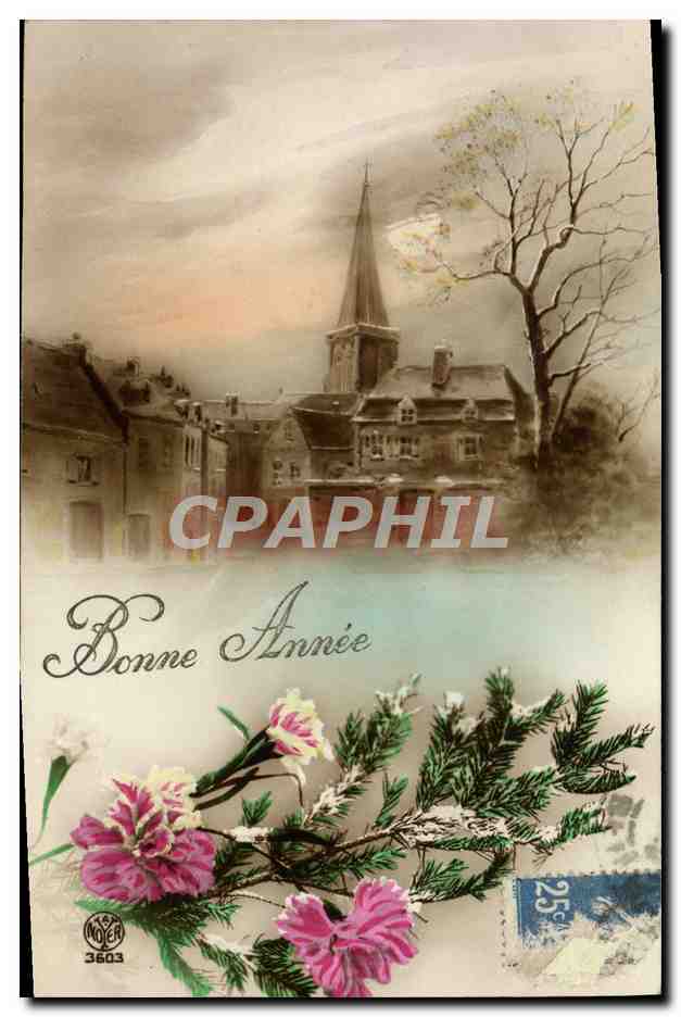 CPA Fantaisie Bonne annee
