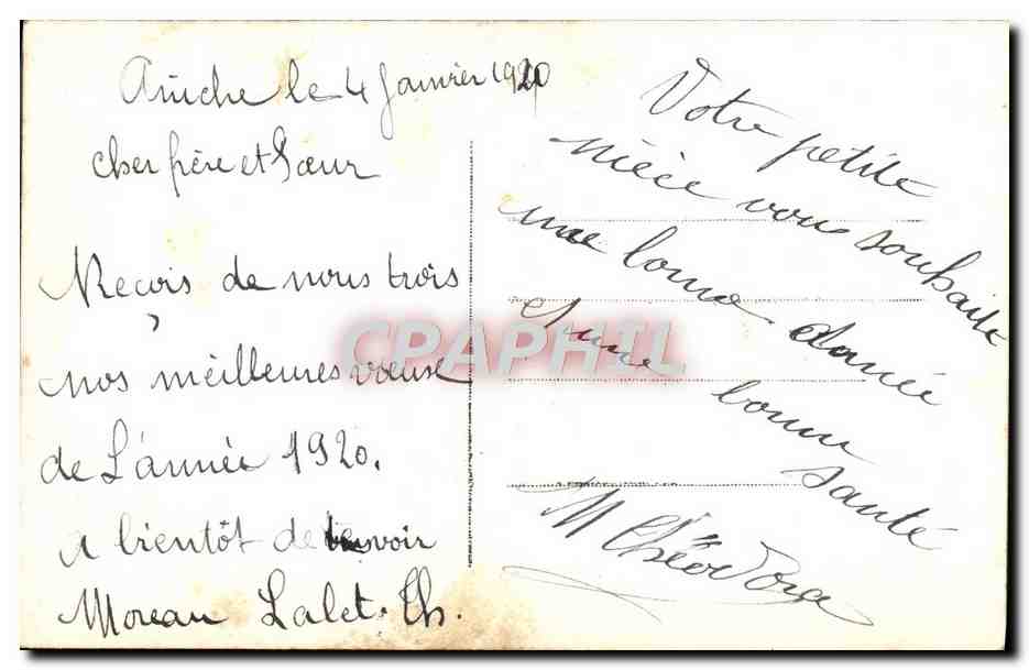 CPA Fantaisie Enfant — Rückseite