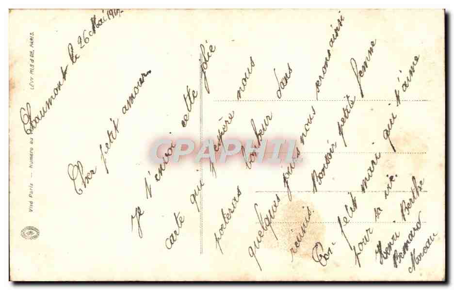 CPA Fantaisie Femme Soldat Militaria  — Back