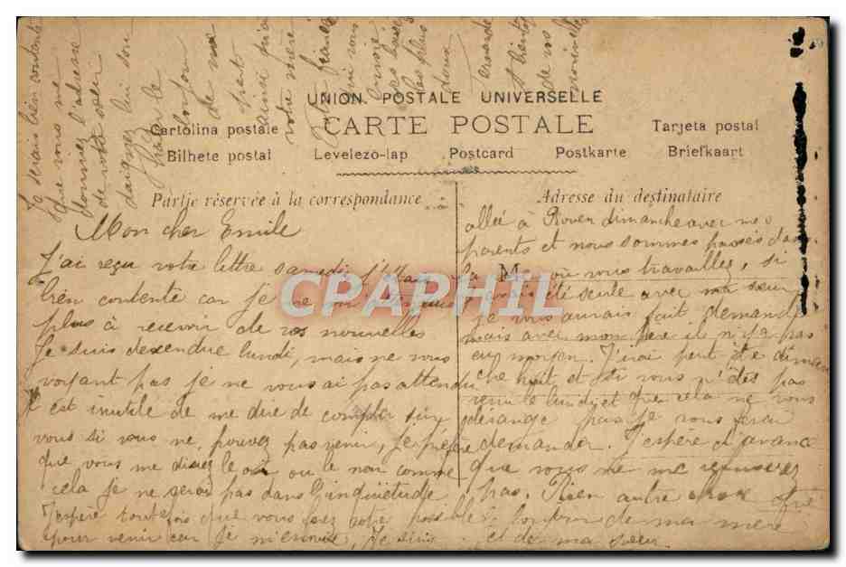CPA Fantaisie Femme — Reverso