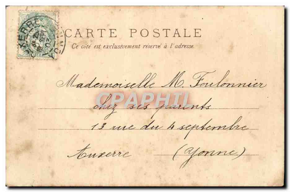 CPA Fantaisie Femme Publicite Moka Willioet — Verso