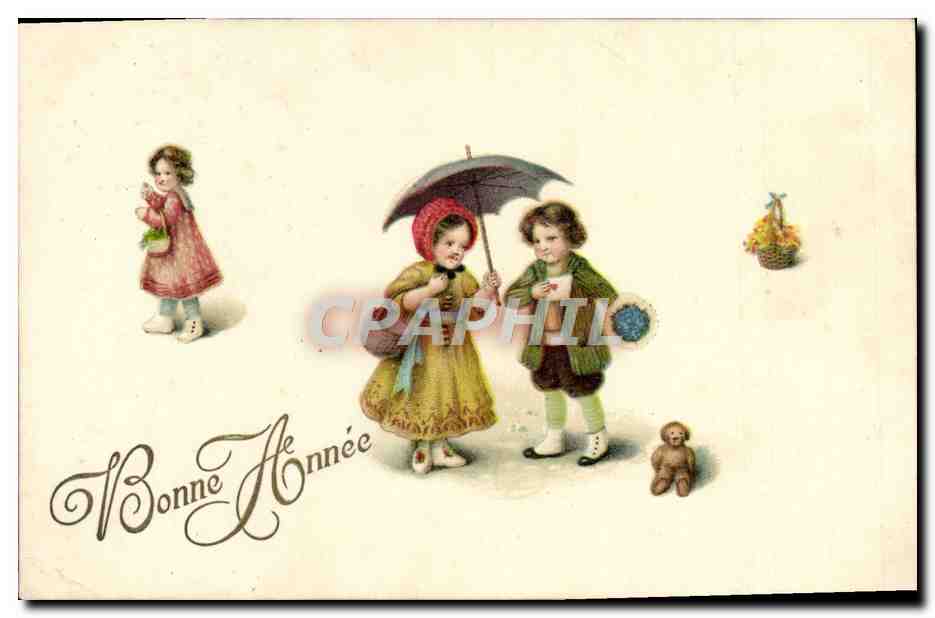 CPA Fantaisie Enfants Ours en peluceh 