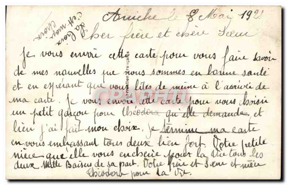 CPA Fantaisie Enfants Bebes Fruits et legumes — Verso