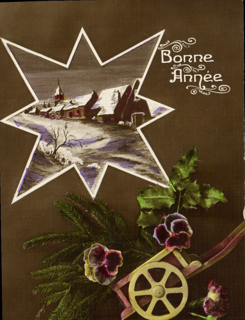 CPA Fantaisie Bonne annee