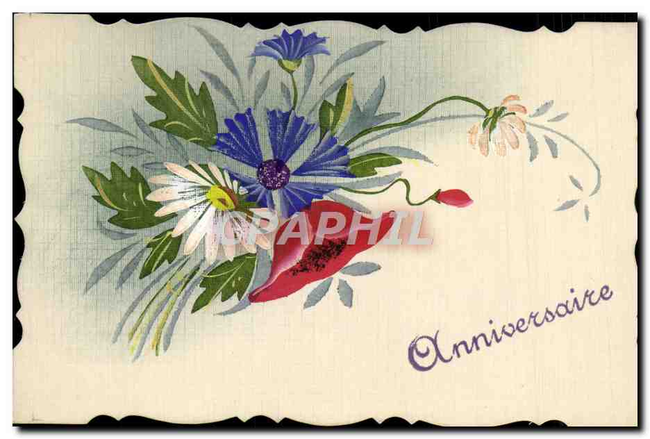 CPA Fantaisie Fleurs