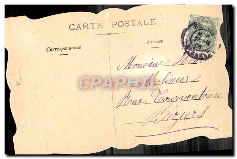 CPA Fantaisie Fleur Enfant Colombes — Rückseite