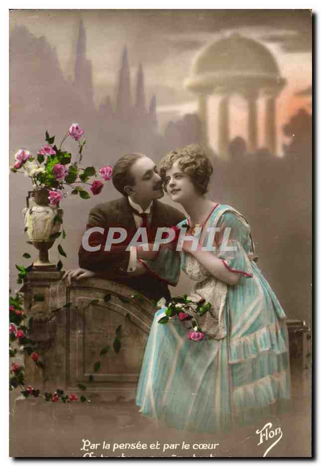 CPA Fantaisie femme