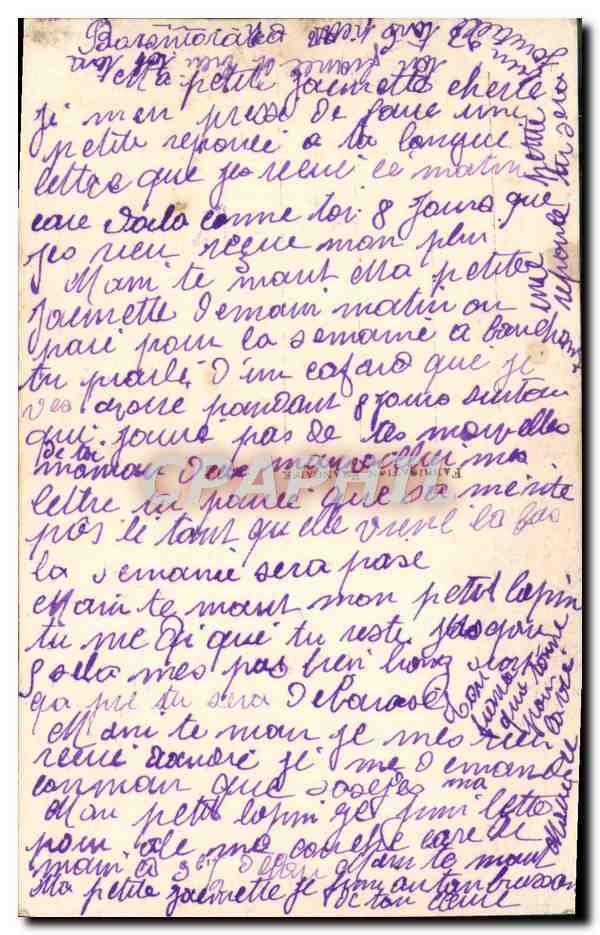 Jeune couple en amoureux — Jeune femme avec chaussure — Éditeur Ek°, n° 1118 — Verso