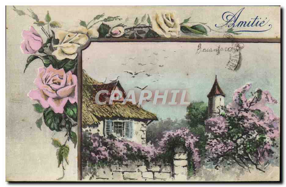 CPA Fantaisie Fleurs