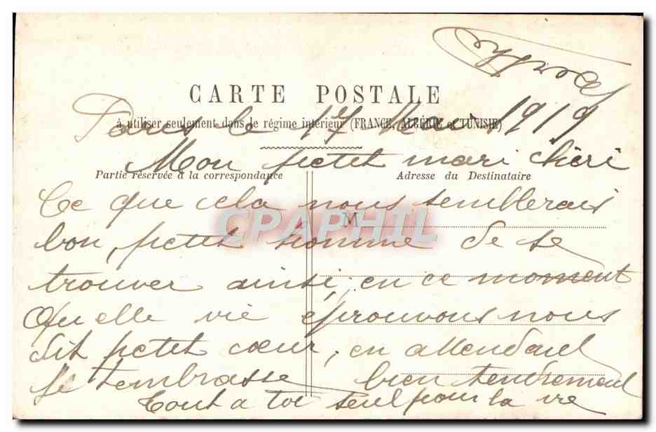 Pierrot séducteur — scène de théâtre — éditeur non visible — Verso