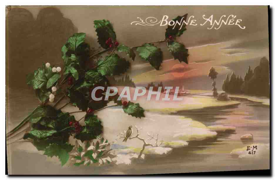 CPA Fantaisie Bonne annee