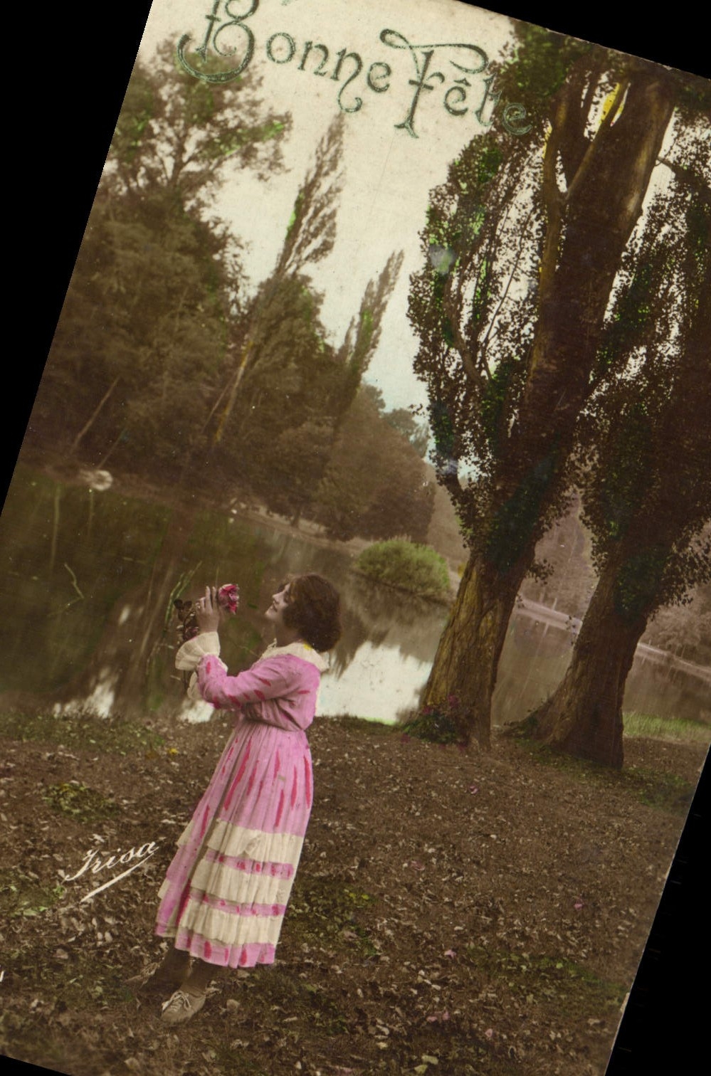 CPA Fantaisie Femme