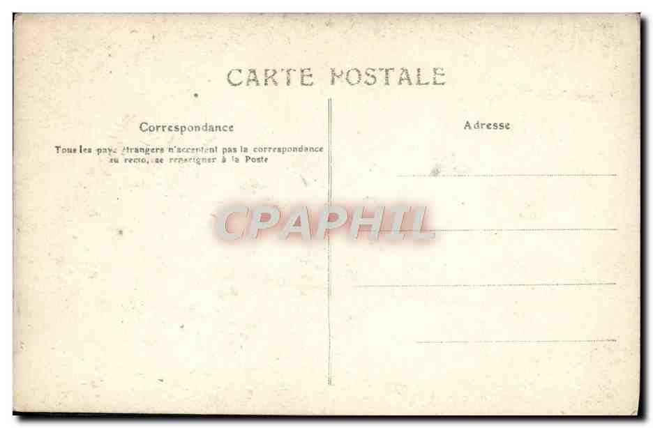 CPA Fantaisie Femme Poisson 1er avril — Rückseite